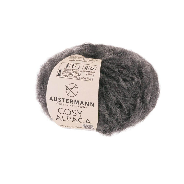 Austermann 9 - anthrazit me Austermann Cosy Alpaca Lieblingsgarn