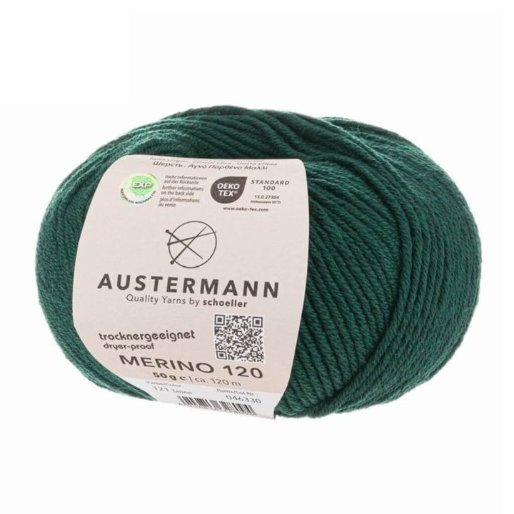 Austermann 121 - Tanne Austermann Merino 120 Exp Lieblingsgarn