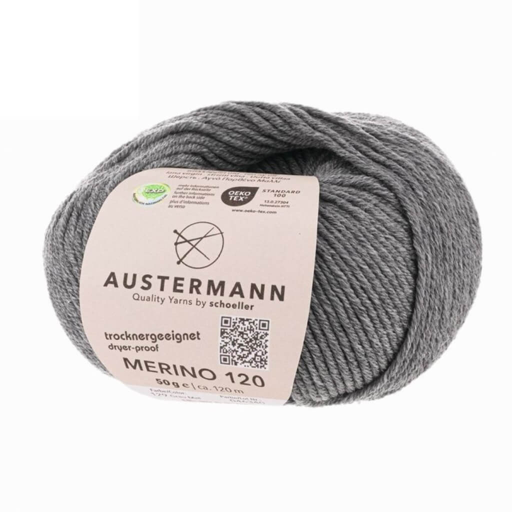 Austermann 129 - Grau Austermann Merino 120 Exp Lieblingsgarn