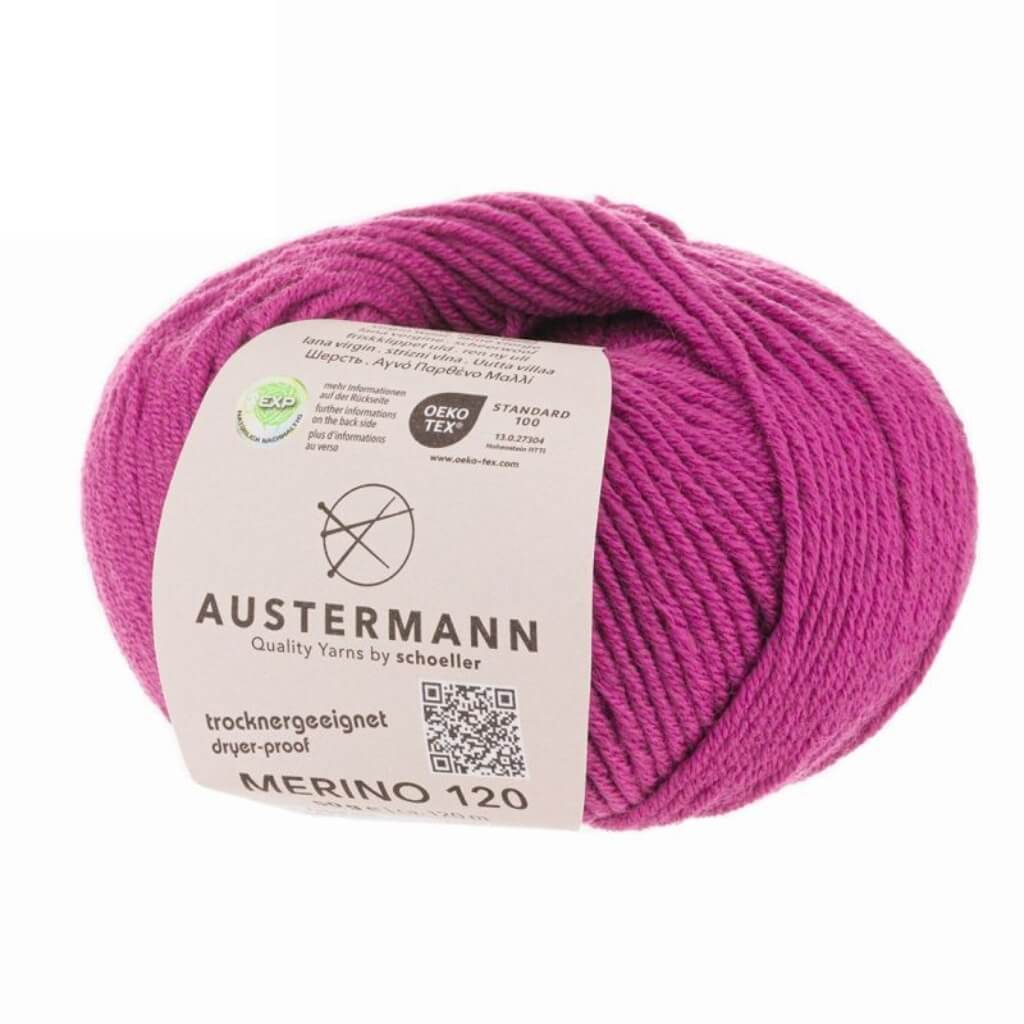 Austermann 141 - Pink Lipstick Austermann Merino 120 Exp Lieblingsgarn