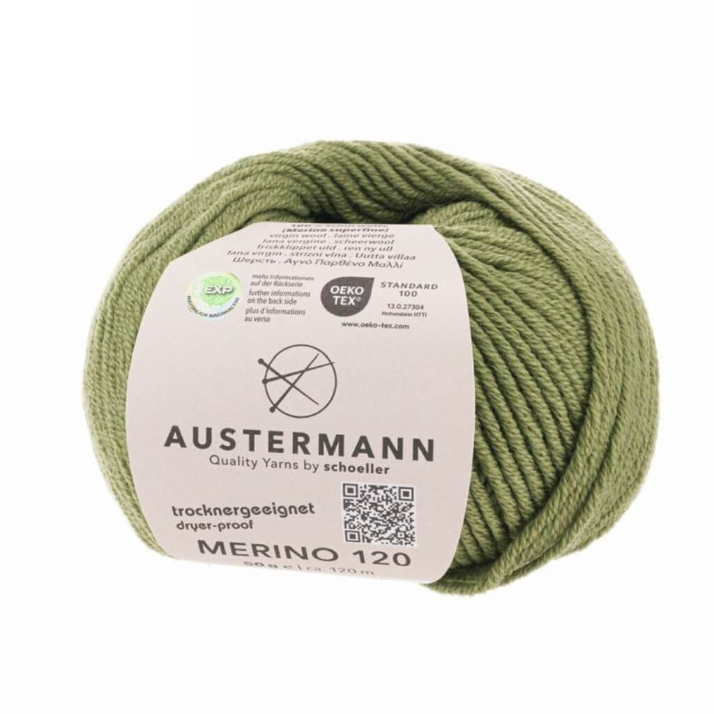 Austermann 170 - Oliv Austermann Merino 120 Exp Lieblingsgarn