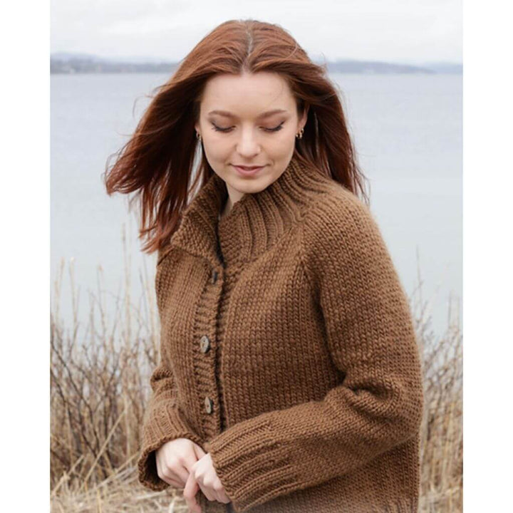 Drops Design Pattern Damen Jacke Autumn Amber Cardigan Strickanleitung - Drops (PDF) Lieblingsgarn