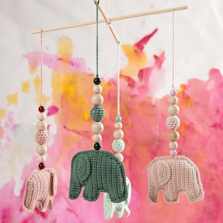 Lang Yarns Pattern Baby-Mobile mit Elefanten Häkelanleitung - Lang Yarns (PDF) Lieblingsgarn