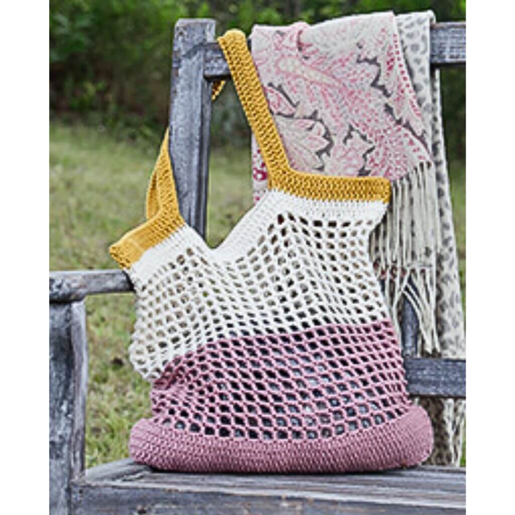 Drops Tasche Back to the Beach Häkelanleitung - Drops (PDF) Lieblingsgarn
