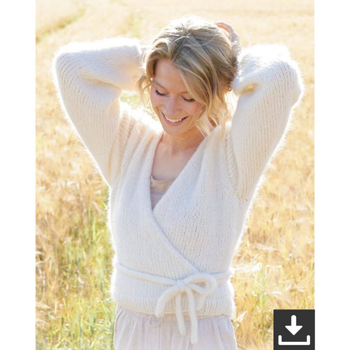 Drops Wickeljacke Ballerina´s Dream Strickanleitung - Drops (PDF) Lieblingsgarn