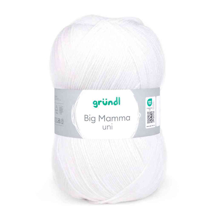 Gründl Big Mamma Uni, Farbe 131  weiß – Synthetik bei Lieblingsgarn
