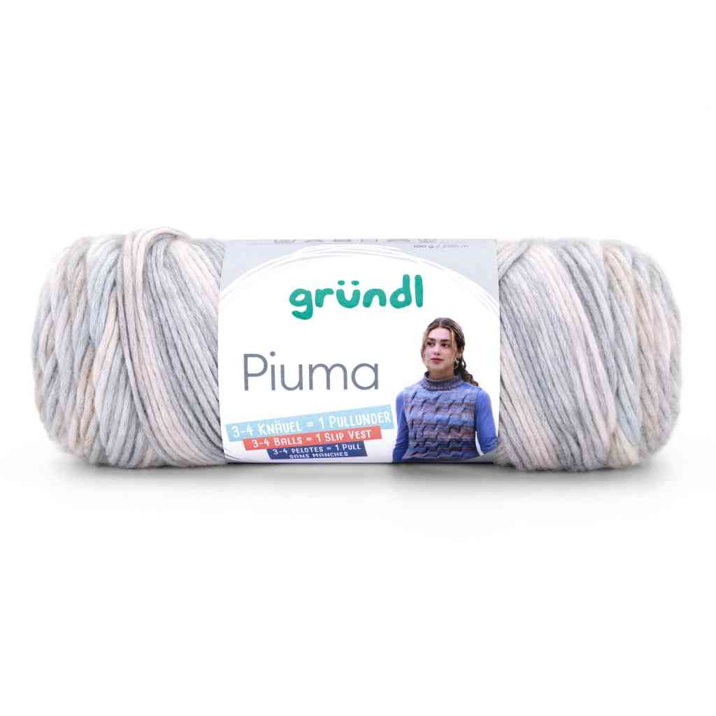 Gründl 11 -blush-hellgrau-camel-champagner Gründl Piuma Wolle Lieblingsgarn