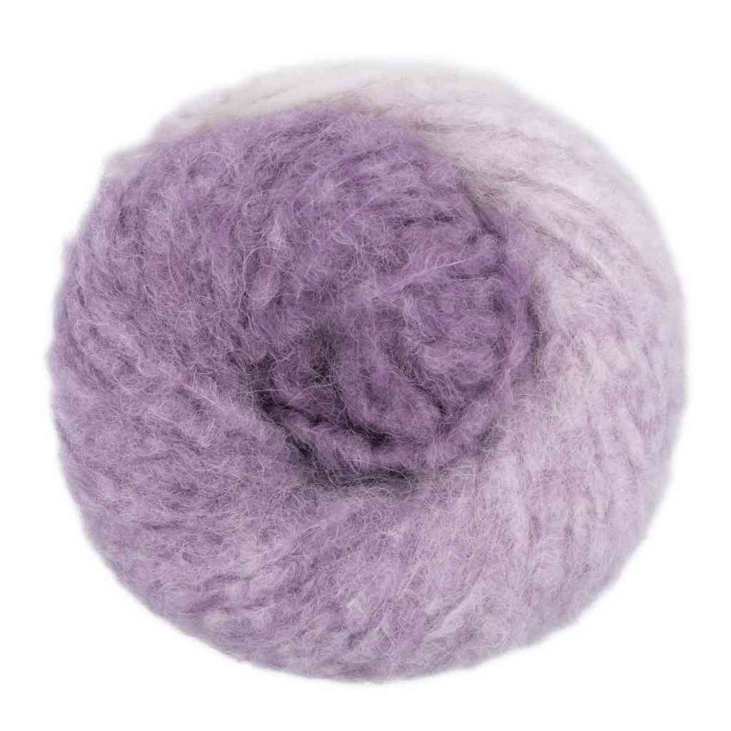 Gründl Dolce Alpaca Degradé, Farbe 06  mauve flieder wollweiß – Alpaka, Merino und Synthetik bei Lieblingsgarn