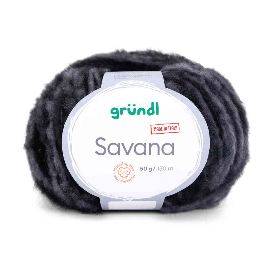 Gründl 05 -nachtschwarz-graphit Gründl Savana Lieblingsgarn