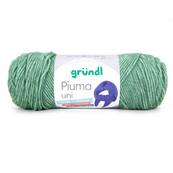 Gründl 17 -eukalptus Gründl Piuma Wolle Lieblingsgarn
