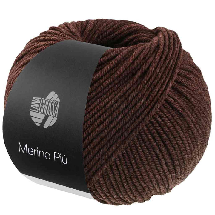 Lana Grossa 18 - Dunkelbraun Lana Grossa Merino Piú Lieblingsgarn