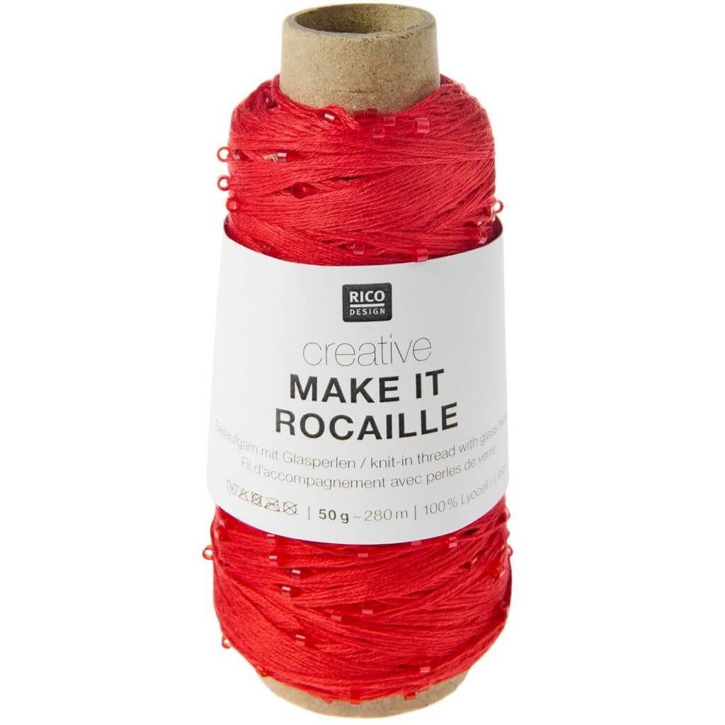 Rico Design 002 - rot Rico Design Creative Make It Rocaille Lieblingsgarn