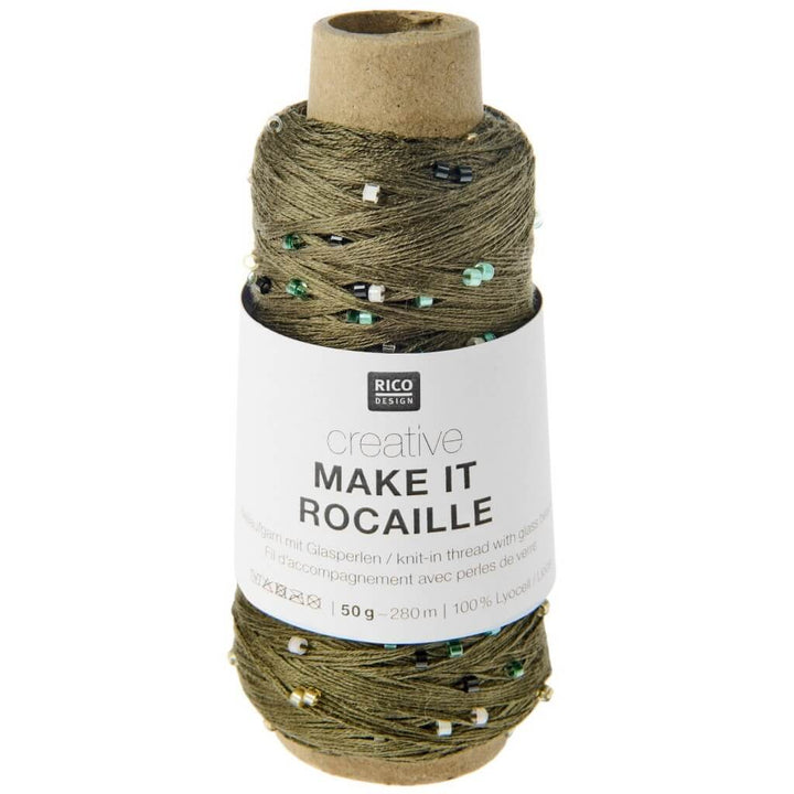 Rico Design 008 - khaki multicolor Rico Design Creative Make It Rocaille Lieblingsgarn