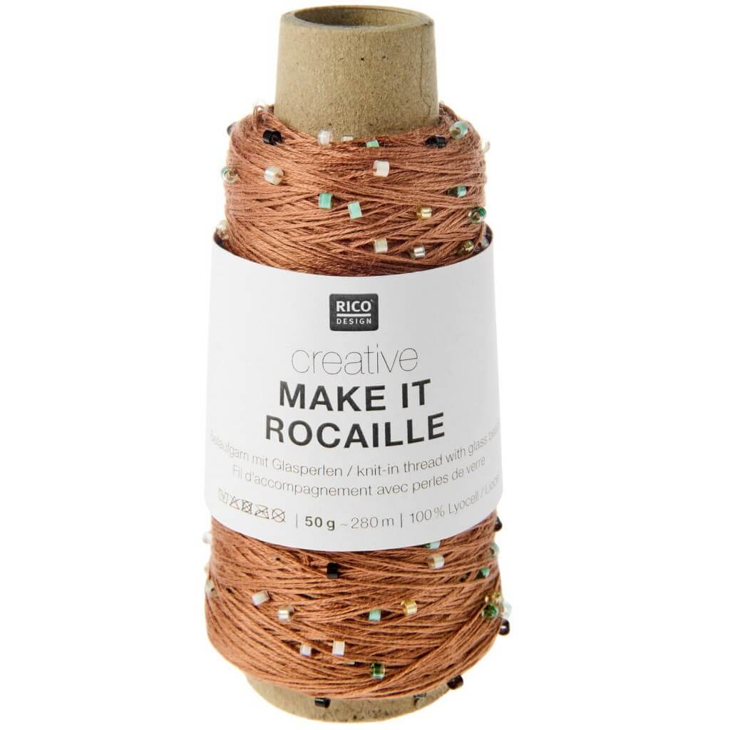 Rico Design 009 - nougat multicolor Rico Design Creative Make It Rocaille Lieblingsgarn