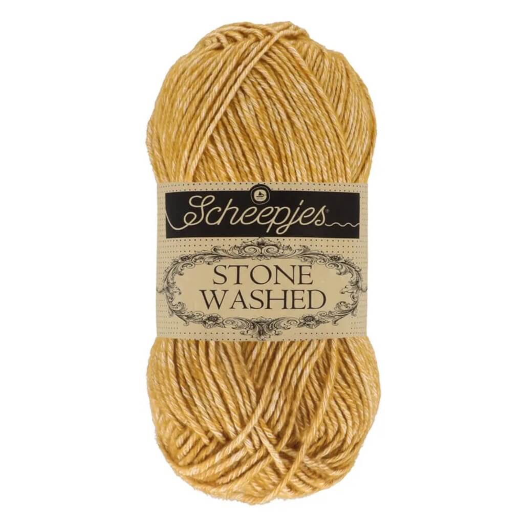 Scheepjes 809 Yellow Jasper Scheepjes Stone Washed Lieblingsgarn