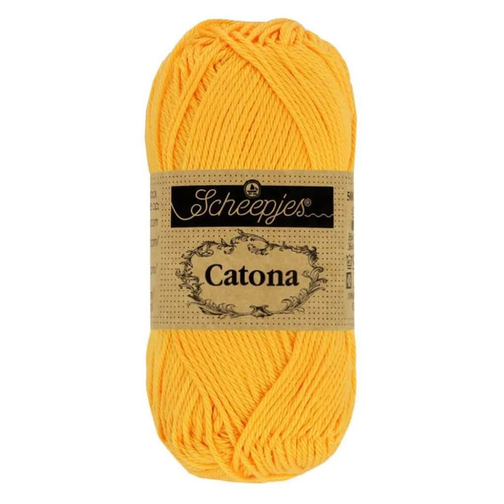 Scheepjes 208 Yellow Gold Scheepjes Catona Lieblingsgarn