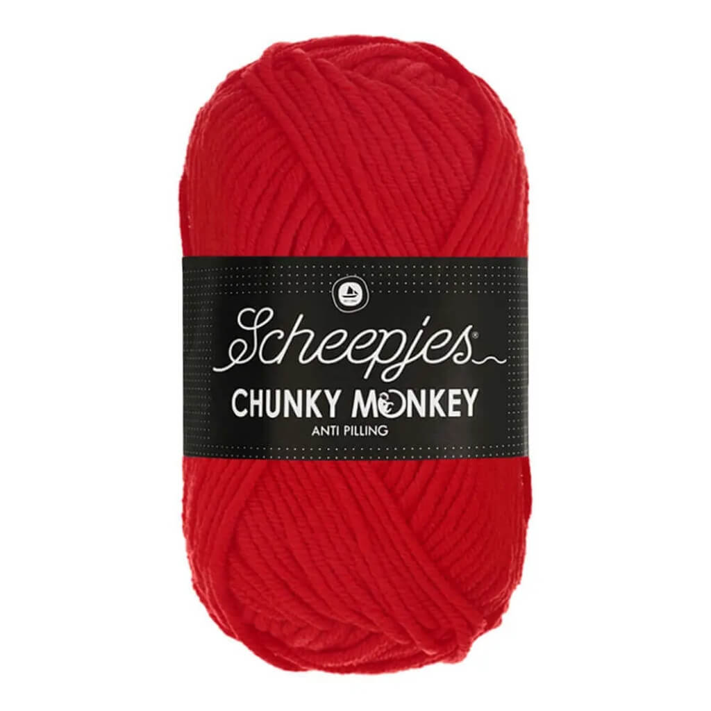 Scheepjes 1010 Scarlet Scheepjes Chunky Monkey Lieblingsgarn