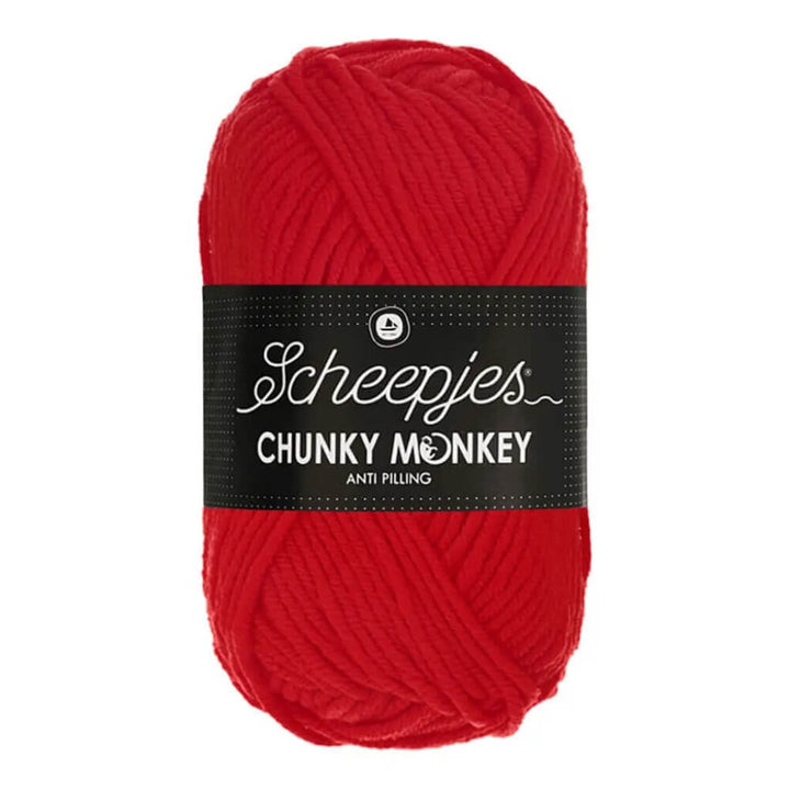 Scheepjes 1010 Scarlet Scheepjes Chunky Monkey Lieblingsgarn