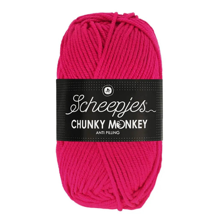 Scheepjes Chunky Monkey, Farbe 1435 Magenta – Synthetik bei Lieblingsgarn