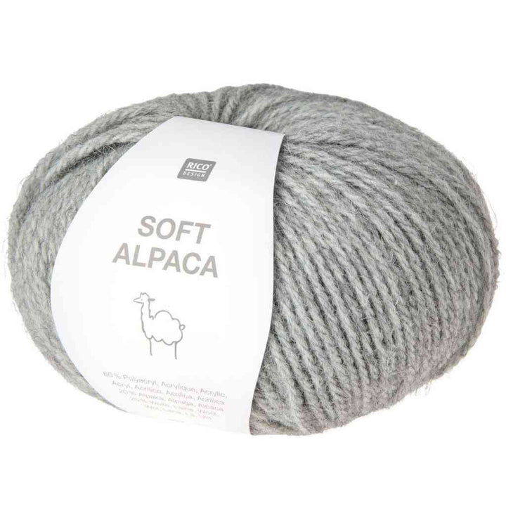 Rico Design 026 - hellgrau Rico Design Soft Alpaca Lieblingsgarn