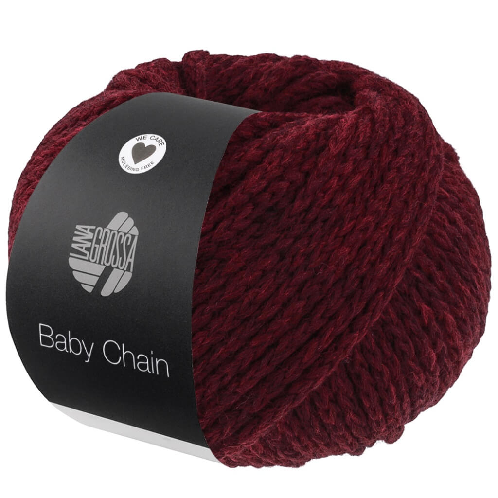 Lana Grossa 6 - Dunkelrot Lana Grossa Baby Chain Lieblingsgarn