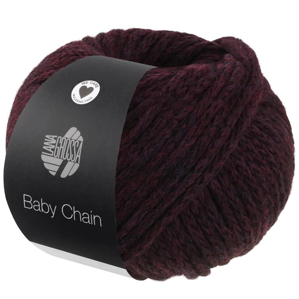 Lana Grossa 7 - Schwarzrot Lana Grossa Baby Chain Lieblingsgarn