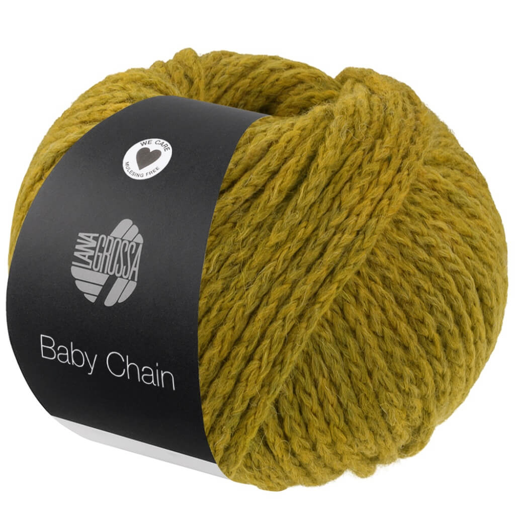 Lana Grossa 9 - Senfgrün Lana Grossa Baby Chain Lieblingsgarn