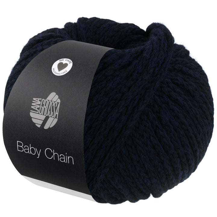 Lana Grossa 12 - Schwarzblau Lana Grossa Baby Chain Lieblingsgarn