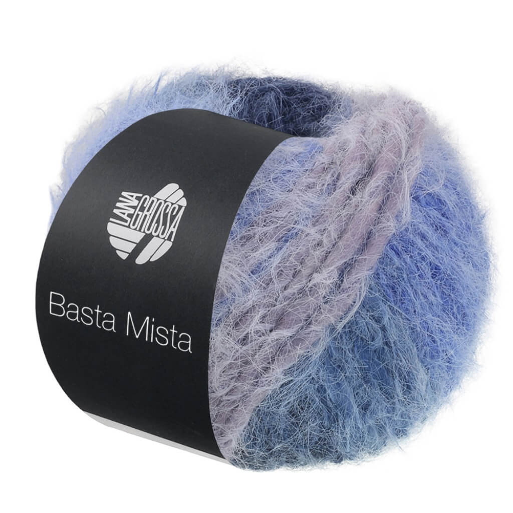 Lana Grossa 122 - Nachtblau/Royal/Jeans/Grau/Hellgrau Lana Grossa Basta Mista Lieblingsgarn