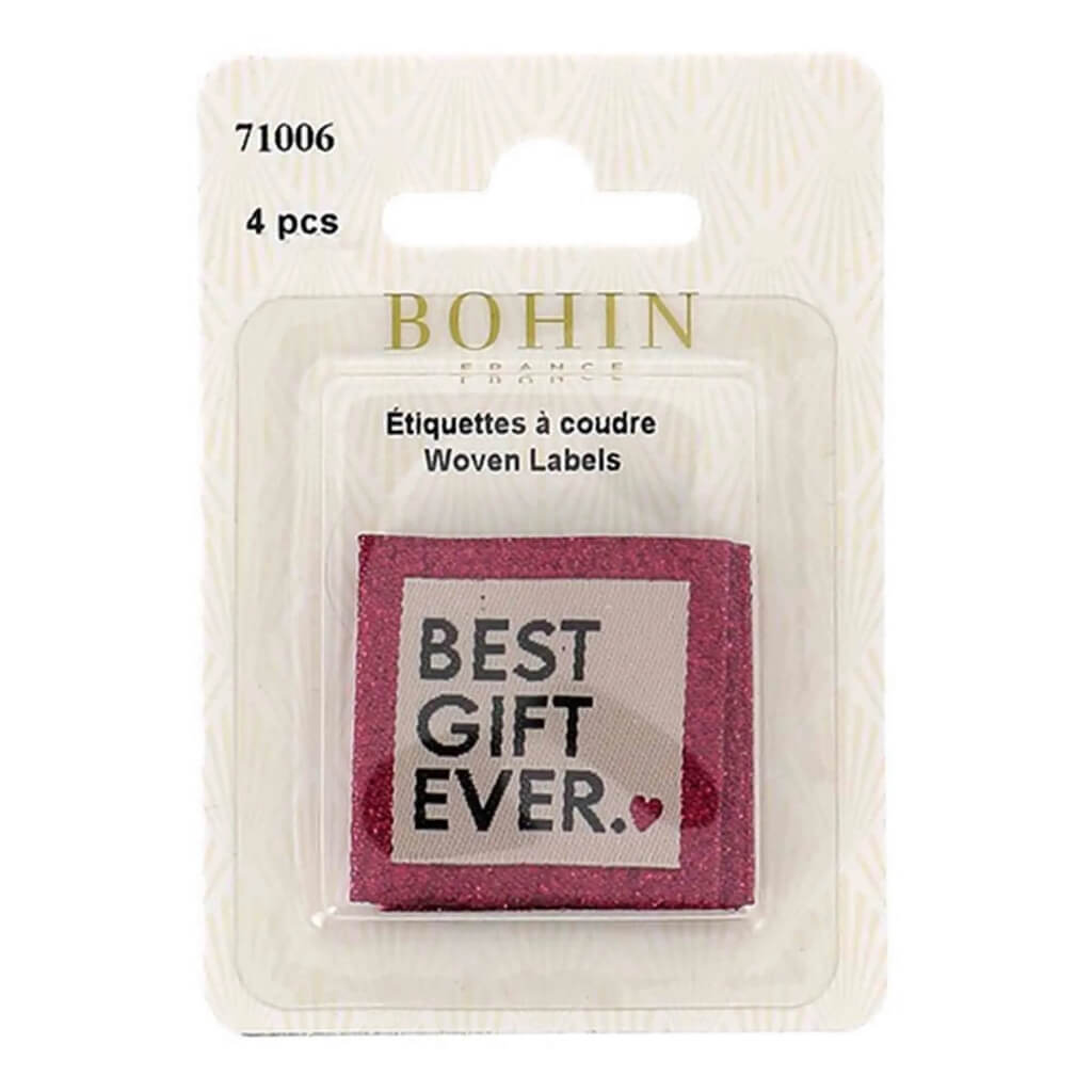 Bohin Label Kleidung aufnähbar