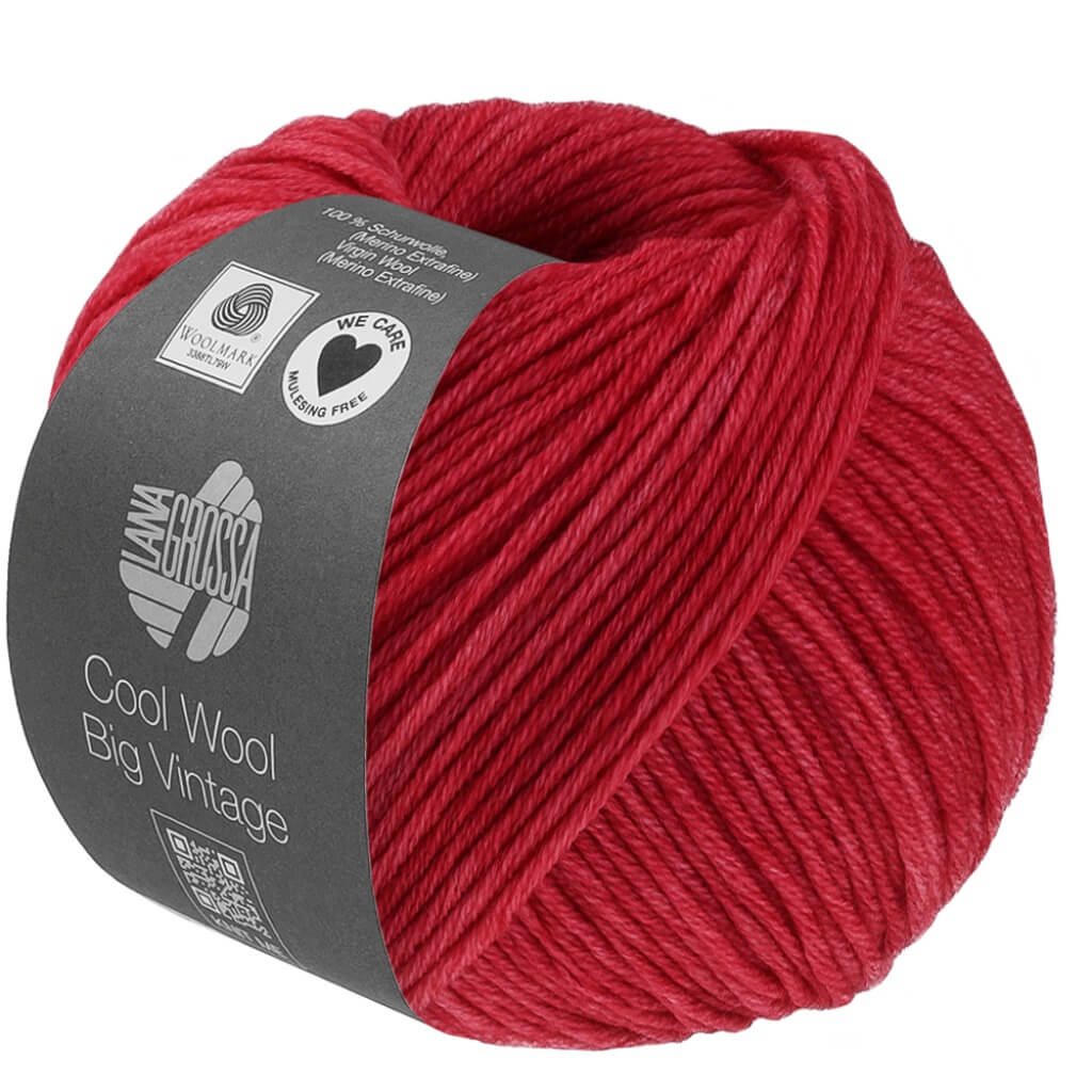 Lana Grossa 7195 - Rot Lana Grossa Cool Wool Big Vintage Lieblingsgarn