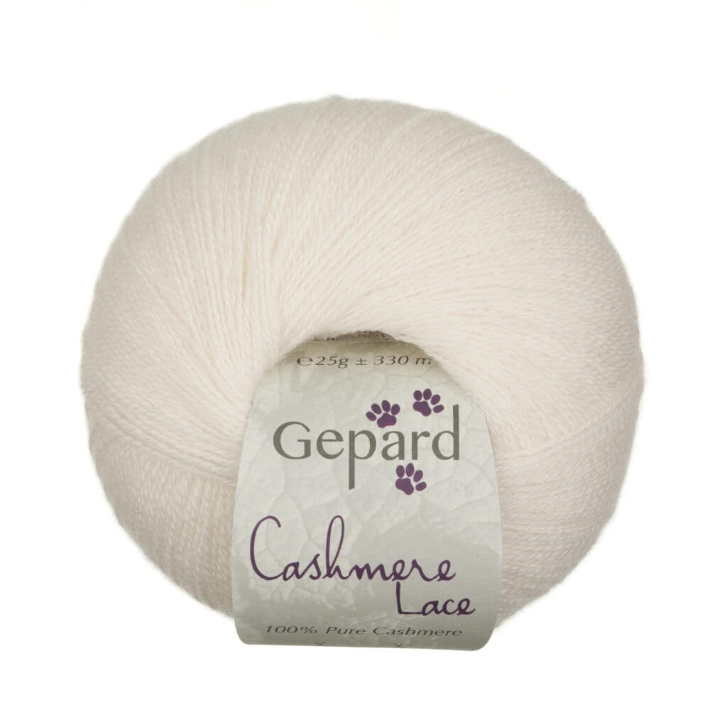 Gepard 101 B - Offwhite Gepard Cashmere Lace Lieblingsgarn