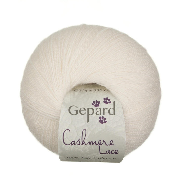 Gepard 101 B - Offwhite Gepard Cashmere Lace Lieblingsgarn