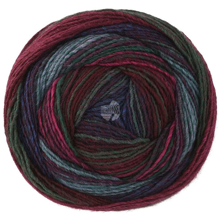 Lana Grossa 622 - Anthrazit/Dunkelgrau/Schwarzrot/Graublau/ Dunkel-/Nachtblau/Bordeaux Lana Grossa Gomitolo Modo Lieblingsgarn
