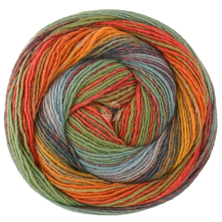 Lana Grossa 625 - Graurot/Rot/Orange/Safrangelb/Khaki/Hellgrau/ Graublau/Graugrün/Oliv Lana Grossa Gomitolo Modo Lieblingsgarn