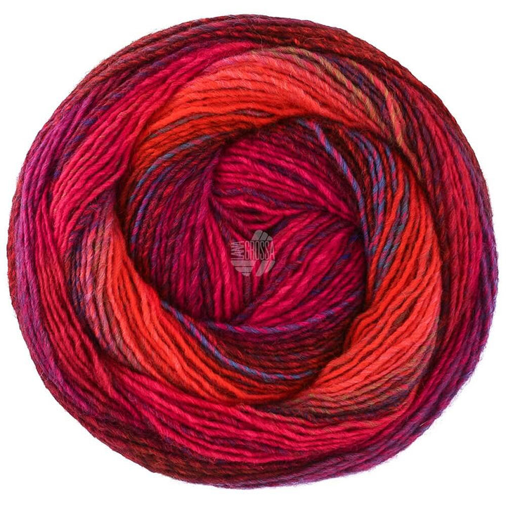 Lana Grossa 626 - Feuerrot/Rot/Dunkelrot/Blaurot/Burgund/Beigerot/ Dunkelblau/Graurot Lana Grossa Gomitolo Modo Lieblingsgarn