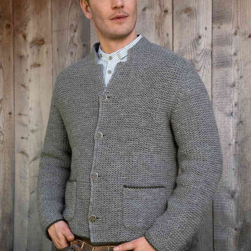 Jacke Modell 6 Herrenjacke Strickanleitung - Lana Grossa (Heft)