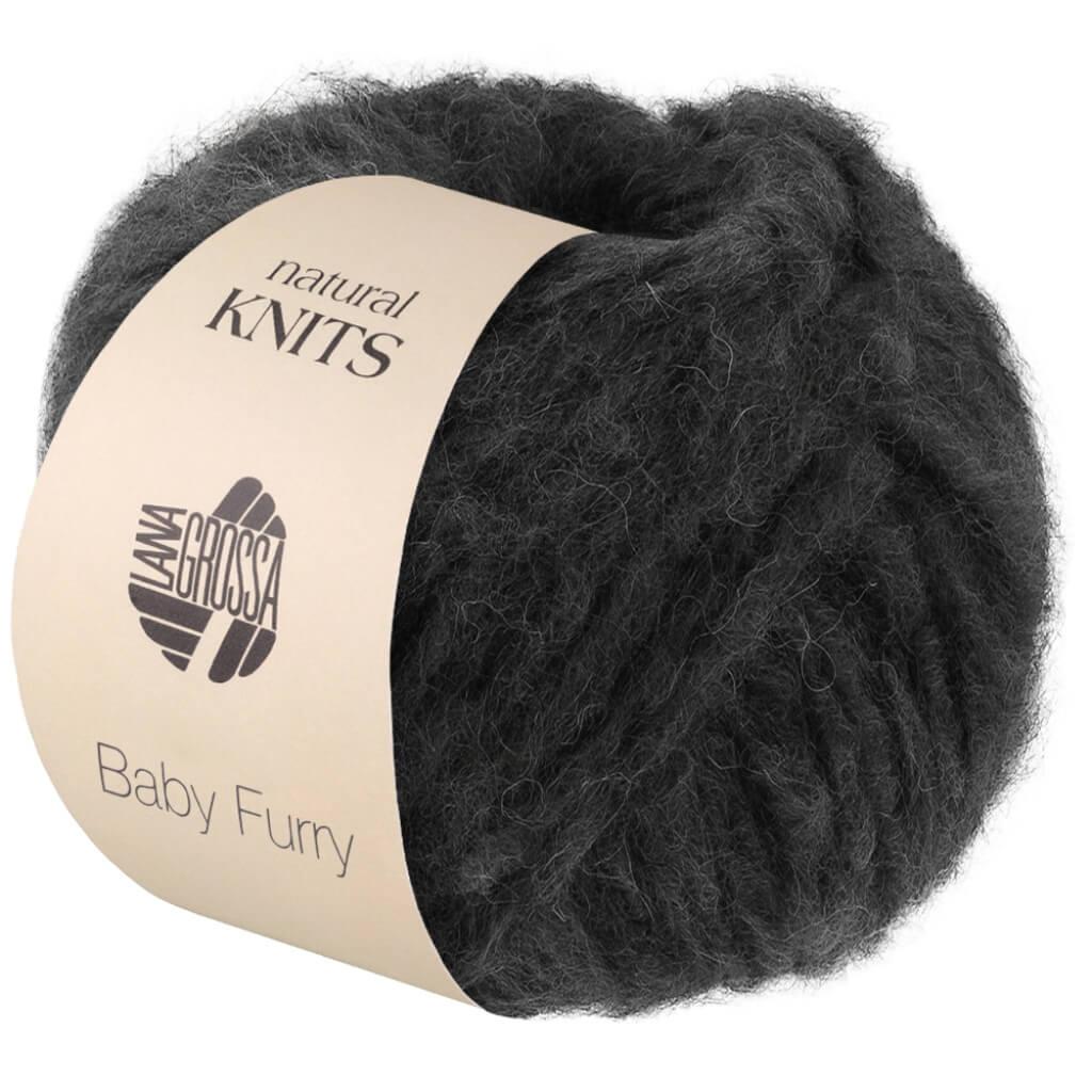 Lana Grossa 8 - Anthrazit Lana Grossa Baby Furry Lieblingsgarn