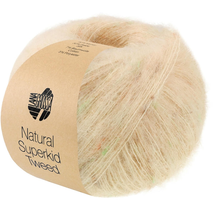 Lana Grossa 639 - Beige Lana Grossa Natural Superkid Tweed Lieblingsgarn