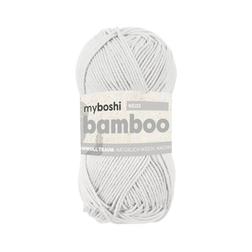 myBoshi Weiß myboshi Bamboo Lieblingsgarn