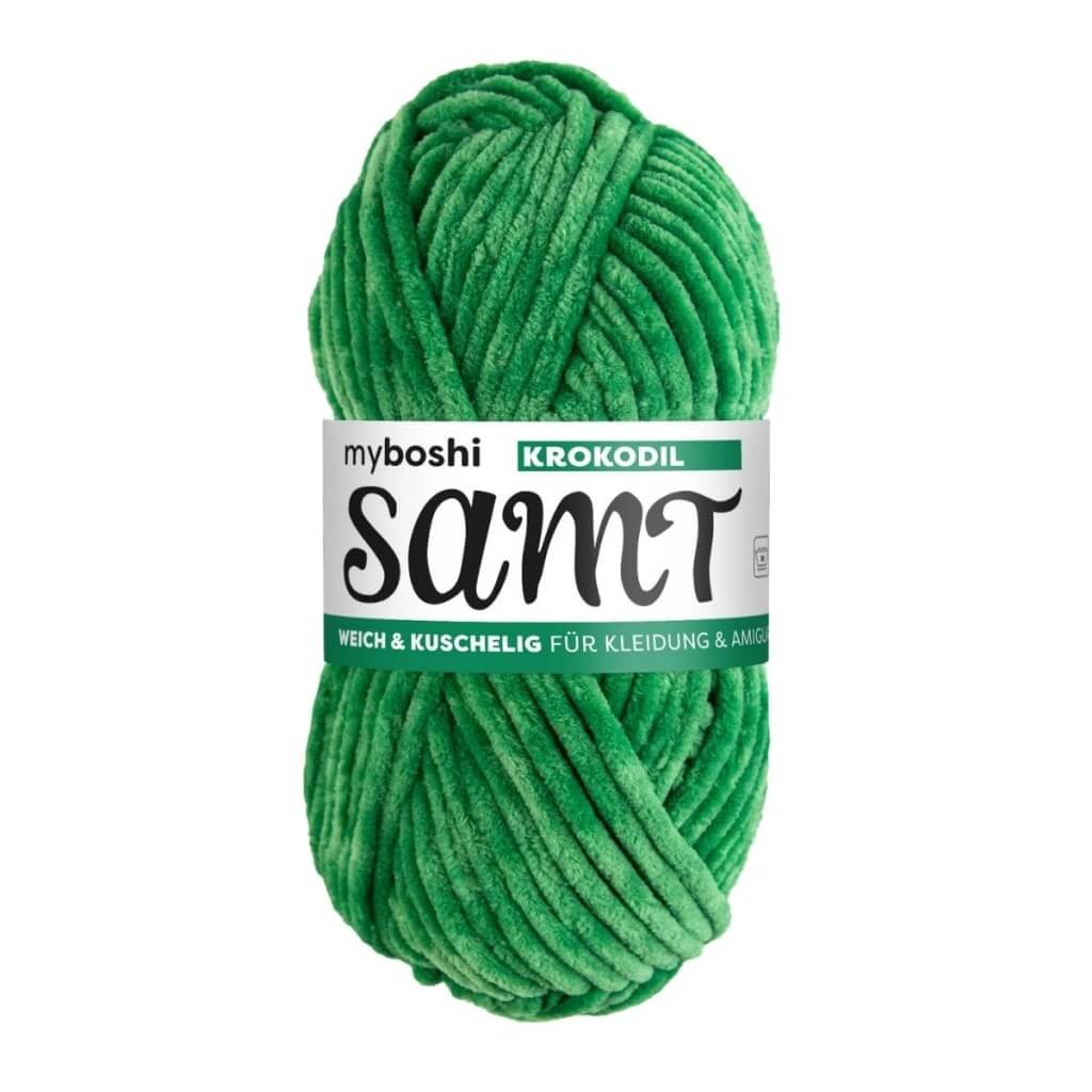 myBoshi Krokodil myboshi Samt Lieblingsgarn