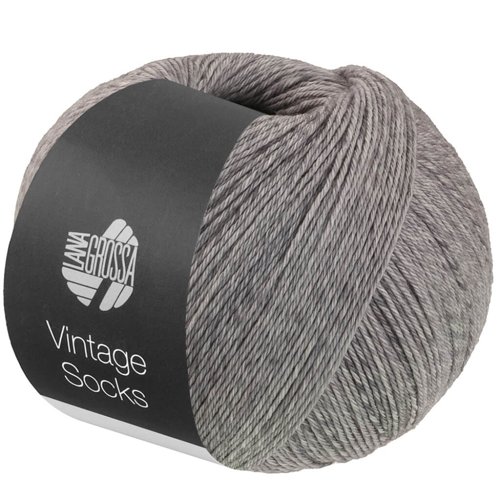 Lana Grossa 1020 - Hell-/Dunkelgrau meliert Lana Grossa Vintage Socks Lieblingsgarn
