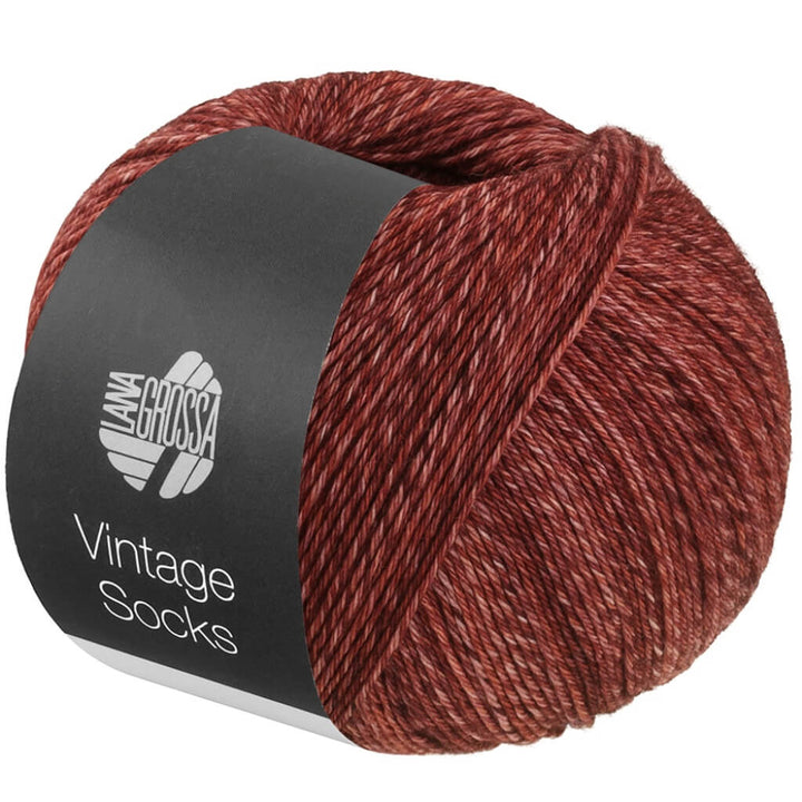 Lana Grossa 1023 - Terrakotta/Rotbraun meliert Lana Grossa Vintage Socks Lieblingsgarn