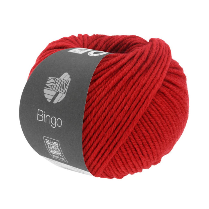 Lana Grossa Stricken & Häkeln 1009 - Schwarzrot meliert Lana Grossa Bingo 50g Lieblingsgarn