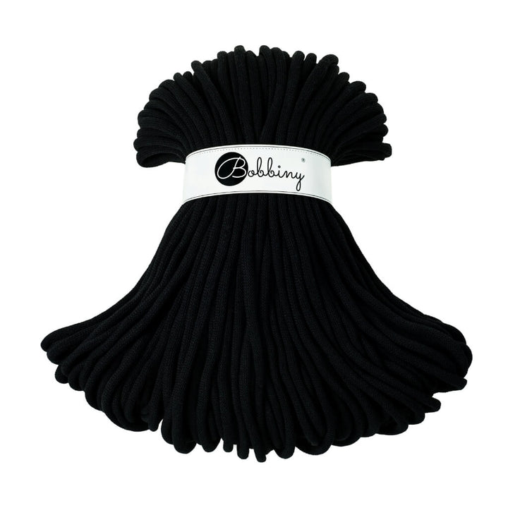 Bobbiny Black Bobbiny 9mm Jumbo Kordel Lieblingsgarn
