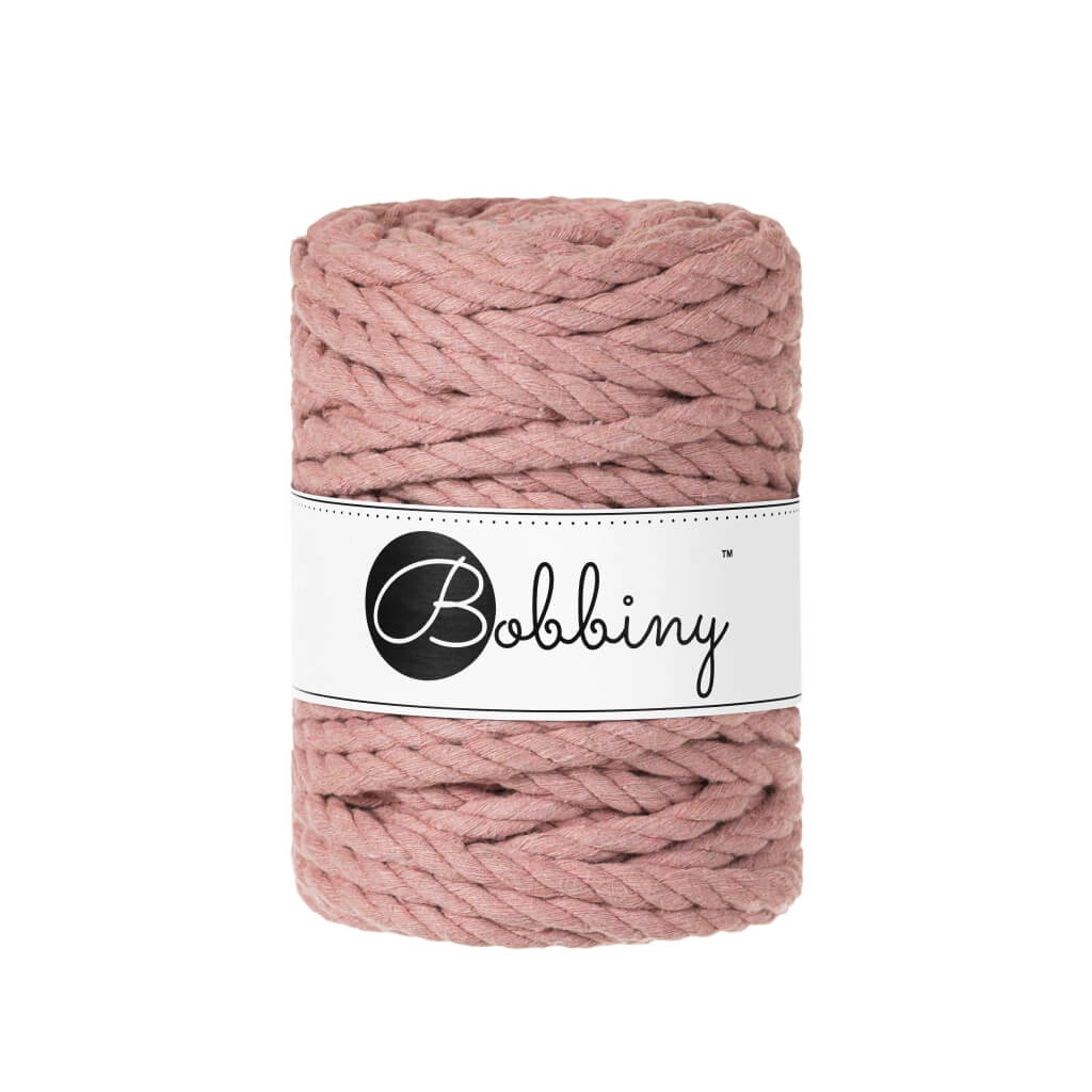 Bobbiny Blush Bobbiny Makramee Garn 9 mm x 30 m gedreht Lieblingsgarn