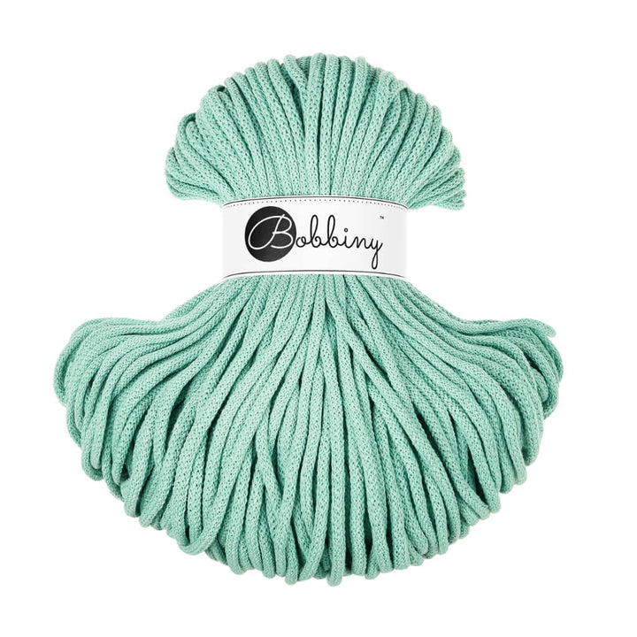Bobbiny Makrameegarn Jelly Mint Bobbiny Premium Kordel 5mm x 100 Meter Lieblingsgarn