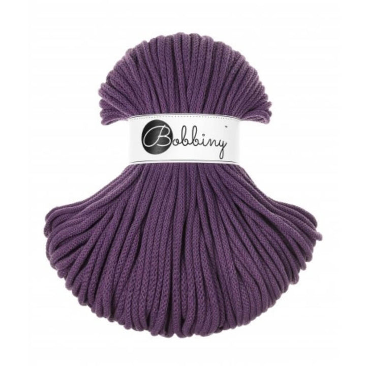 Bobbiny Makrameegarn Violet Bobbiny Premium Kordel 5mm x 100 Meter Lieblingsgarn
