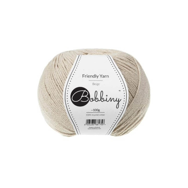 Bobbiny Friendly Yarn beige Lieblingsgarn