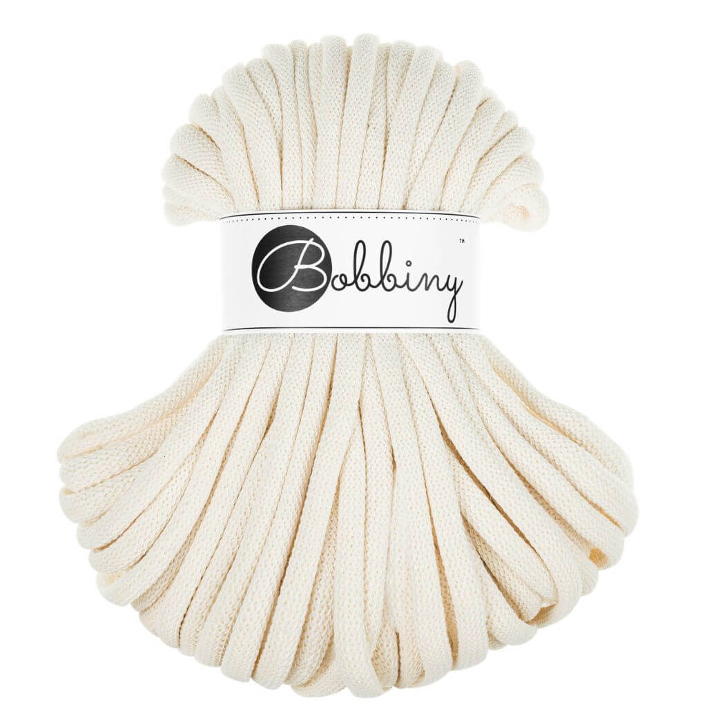 Bobbiny Natural Bobbiny Jumbo Kordel 9 mm x 30 m Lieblingsgarn